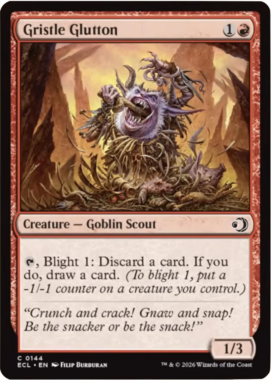 Gristle Glutton [Lorwyn Eclipsed]