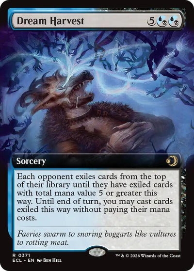Dream Harvest (Extended Art) [Lorwyn Eclipsed]