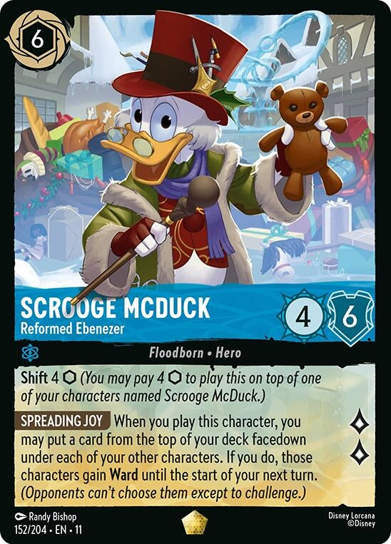 Image for Scrooge McDuck - Reformed Ebenezer (152/204) (11) - Disney Lorcana