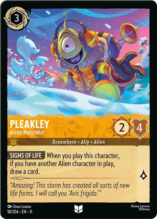 Image for Pleakley - Arctic Naturalist (18/204) (11) - Disney Lorcana