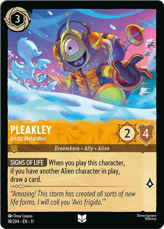 Image for Pleakley - Arctic Naturalist (18/204) (11) - Disney Lorcana