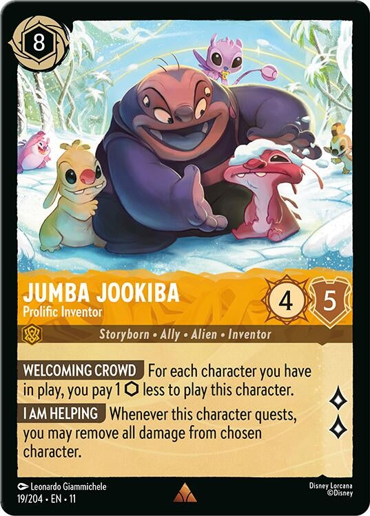 Image for Jumba Jookiba - Prolific Inventor (19/204) (11) - Disney Lorcana