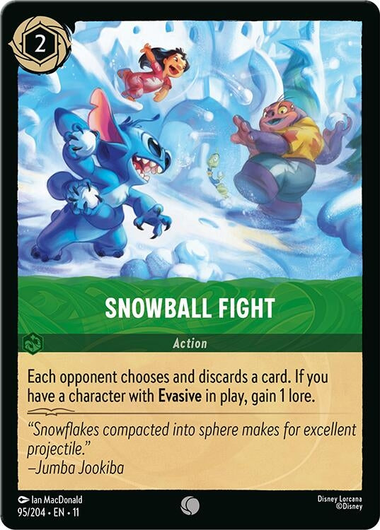 Image for Snowball Fight (95/204) (11) - Disney Lorcana