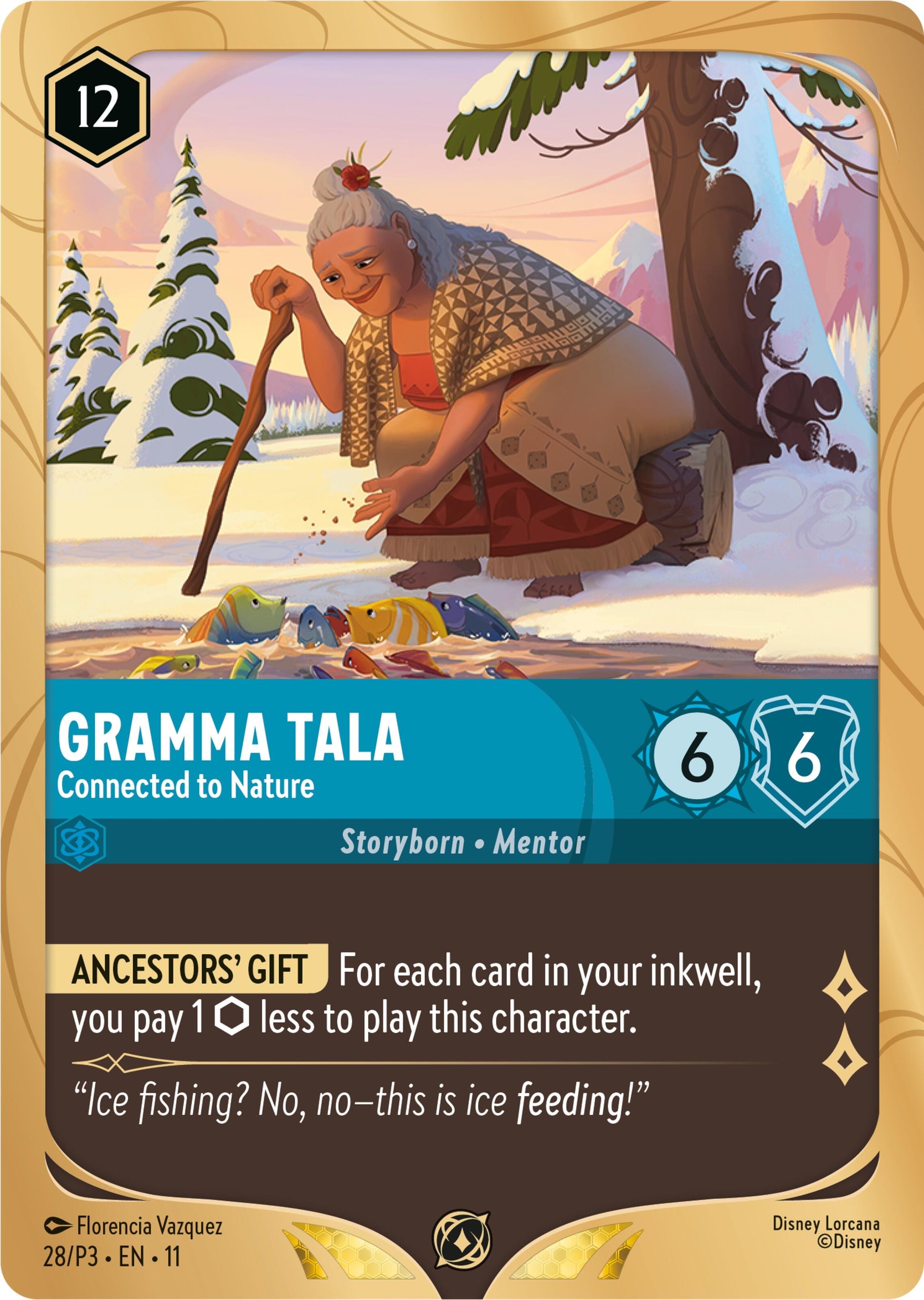 Image for Gramma Tala - Connected to Nature (28) (DLPC) - Disney Lorcana