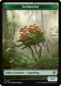 Saproling // Scarecrow Double-Sided Token [Lorwyn Eclipsed Tokens]