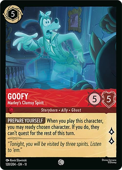 Image for Goofy - Marley's Clumsy Spirit (120/204) (11) - Disney Lorcana