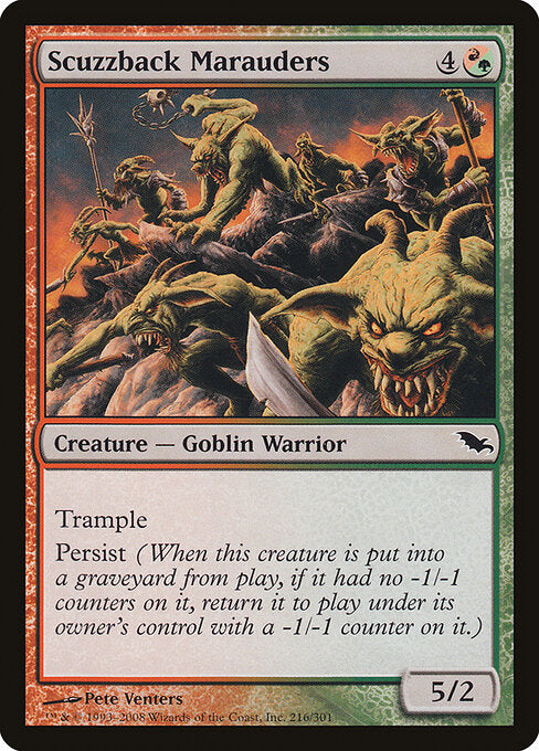 Scuzzback Marauders - Shadowmoor - 216