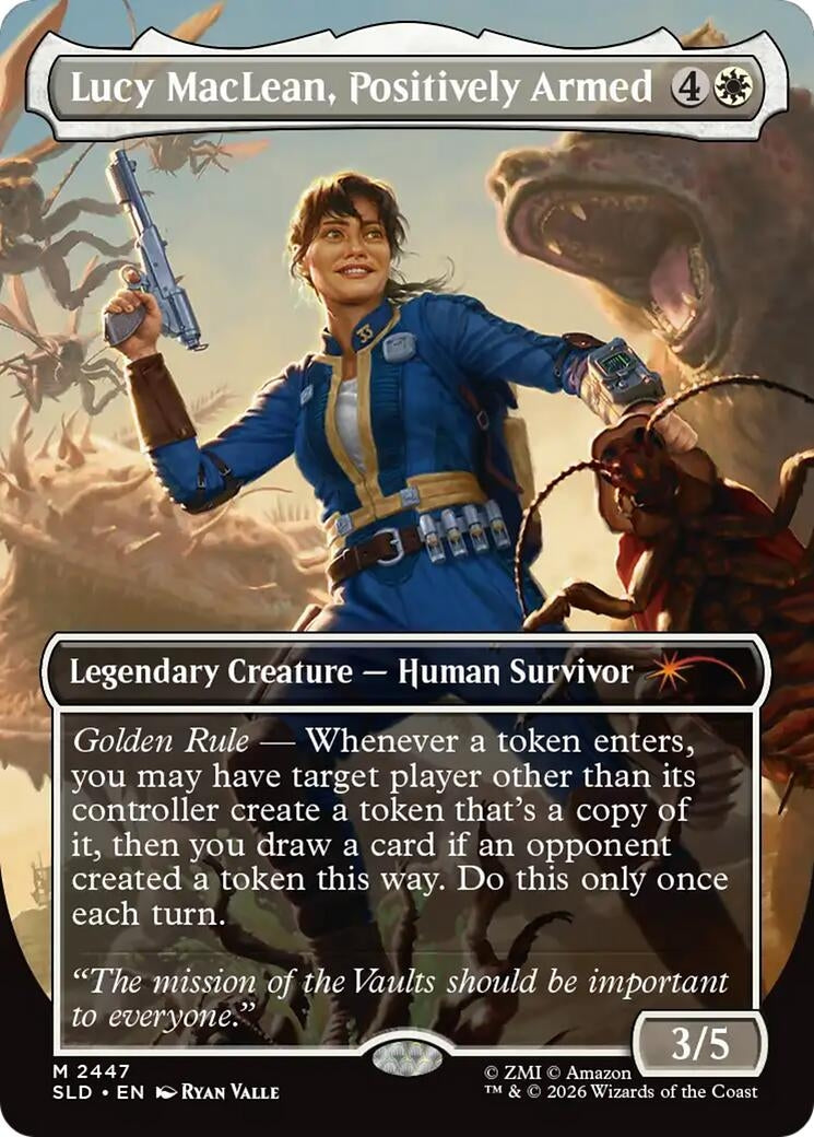 Image for Lucy MacLean, Positively Armed (2447) (SLD) - Magic: The Gathering