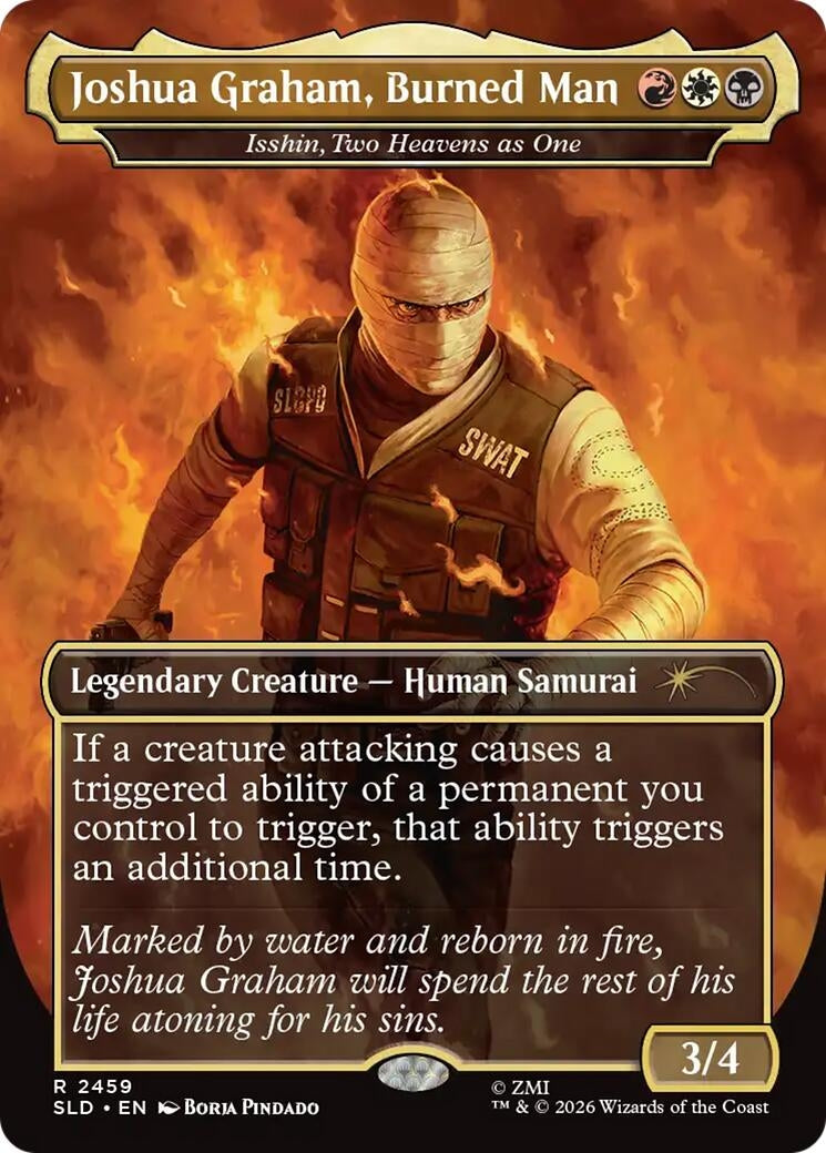 Joshua Graham, Burned Man - Isshin, Two Heavens as One (2459) (SLD)