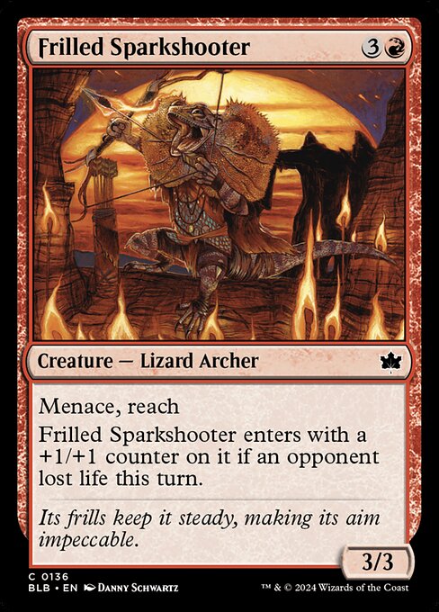 Frilled Sparkshooter - Bloomburrow - 136