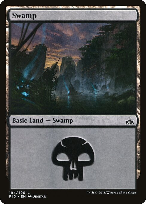 Swamp - Rivals of Ixalan - 194