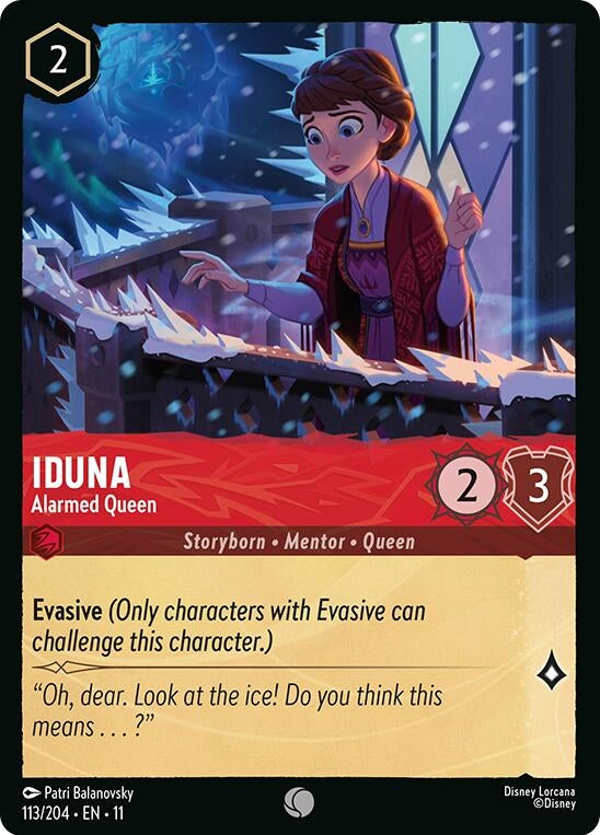 Image for Iduna - Alarmed Queen (113/204) (11) - Disney Lorcana
