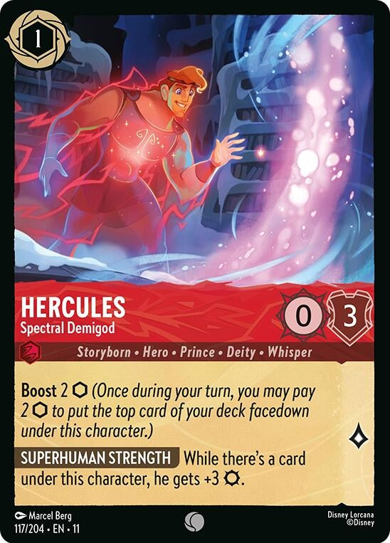 Image for Hercules - Spectral Demigod (117/204) (11) - Disney Lorcana