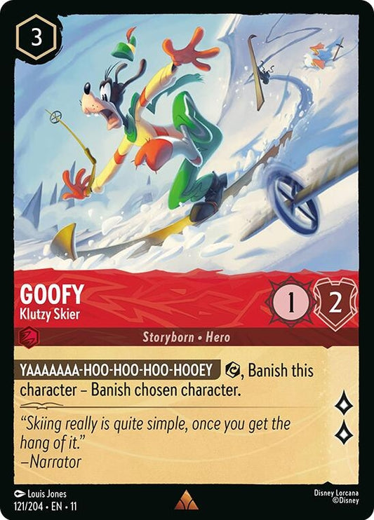 Image for Goofy - Klutzy Skier (121/204) (11) - Disney Lorcana