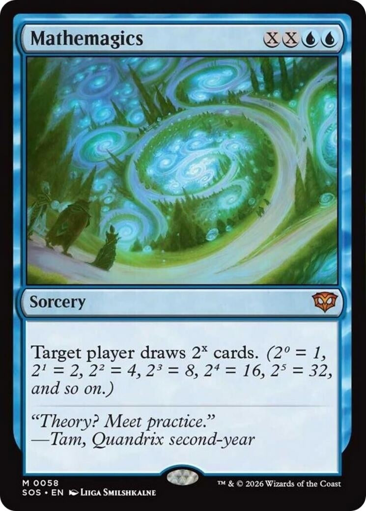 Image for Mathemagics (58) (SOS) - Magic: The Gathering