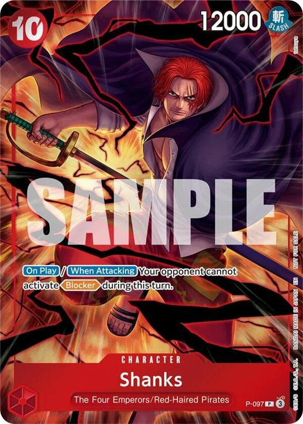 Image for Shanks (Event Pack Vol. 8) (P-097) (OP-PR) - One Piece Card Game