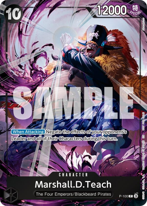 Image for Marshall.D.Teach (Event Pack Vol. 8) (P-100) (OP-PR) - One Piece Card Game