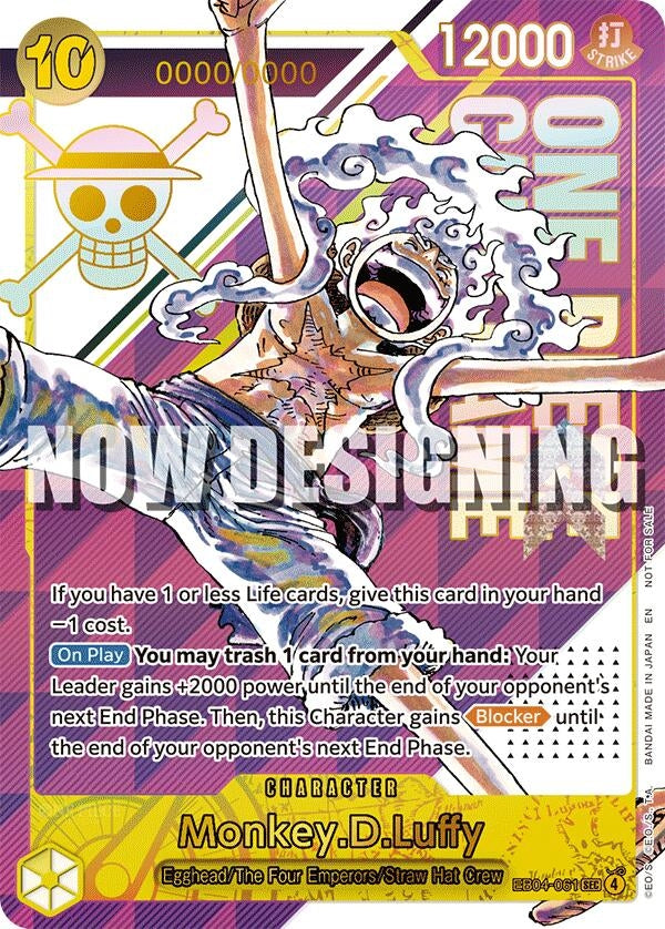 Image for Monkey.D.Luffy - EB04-061 [Serial Number] (EB04-061) (OP-PR) - One Piece Card Game