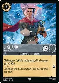 Li Shang - Solemn Son - Winterspell - 175/204