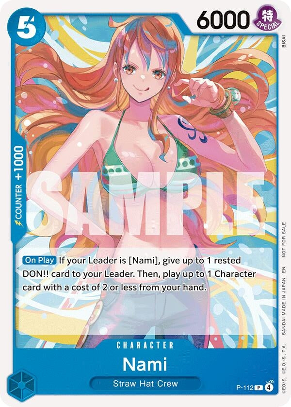 Image for Nami (Heroines Battle Pack) (P-112) (OP-PR) - One Piece Card Game