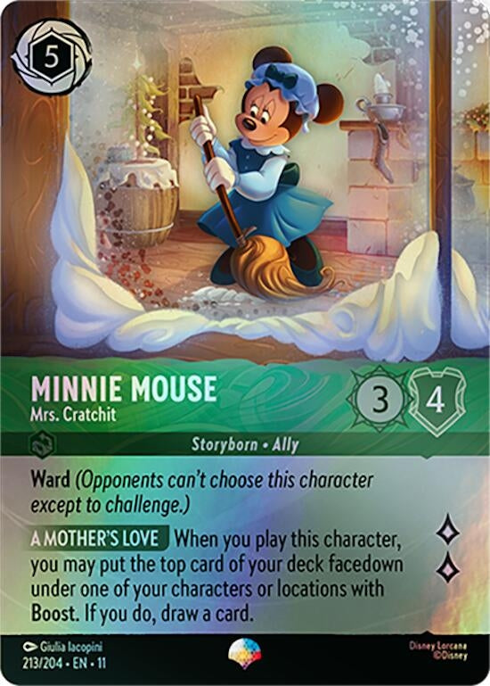 Image for Minnie Mouse - Mrs. Cratchit (Epic) (213/204) (11) - Disney Lorcana
