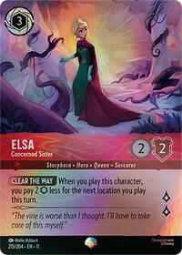 Elsa - Concerned Sister (Epic) - Winterspell - 215/204