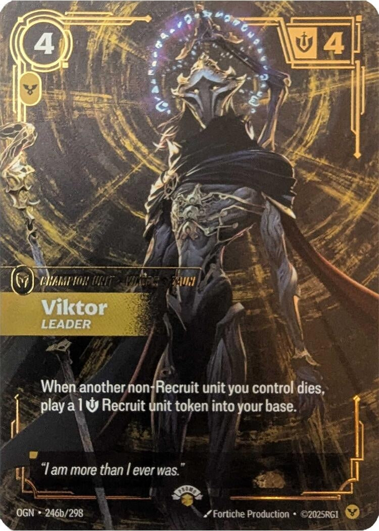 Image for Viktor - Leader (246b/298) (PR) - Riftbound: League of Legends Trading Card Game