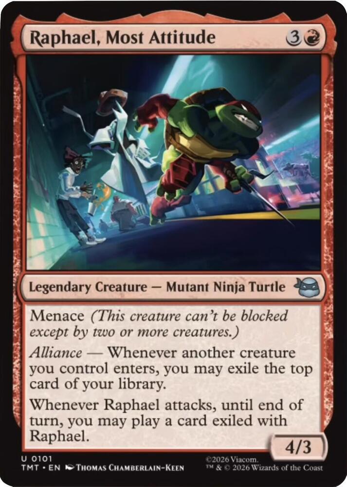 Raphael, Most Attitude [Teenage Mutant Ninja Turtles]