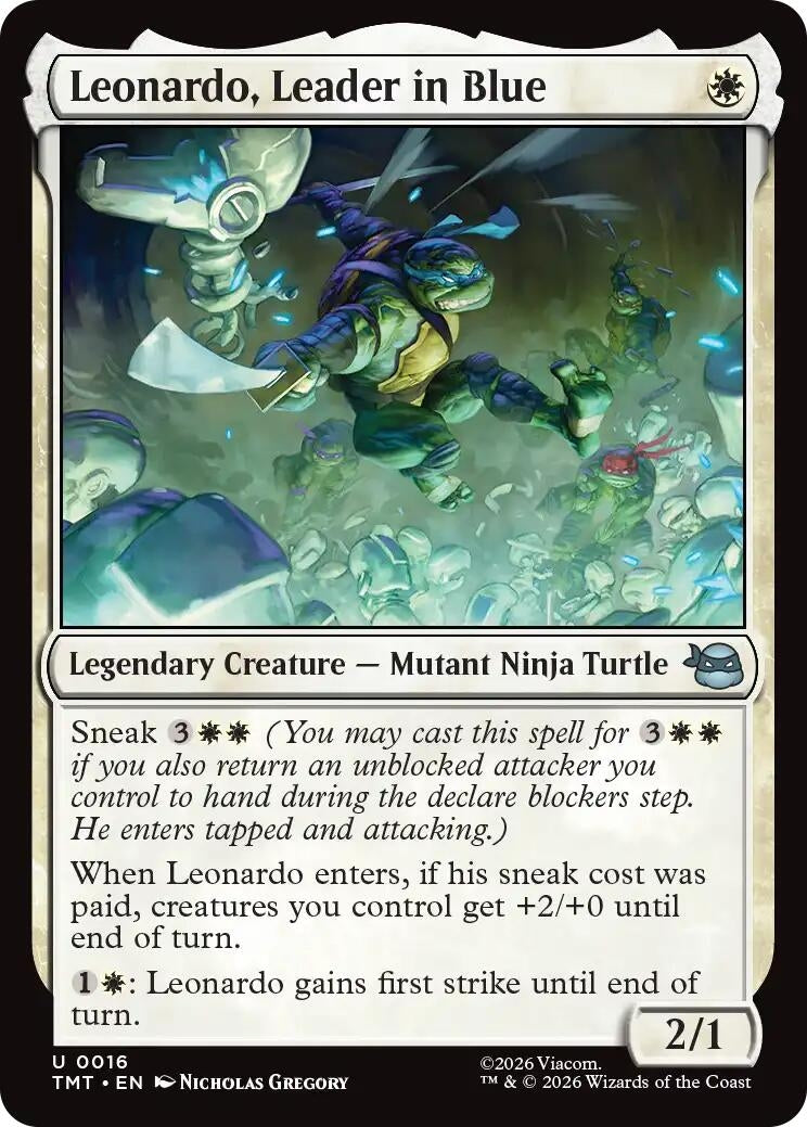 Leonardo, Leader in Blue (16) (TMT)