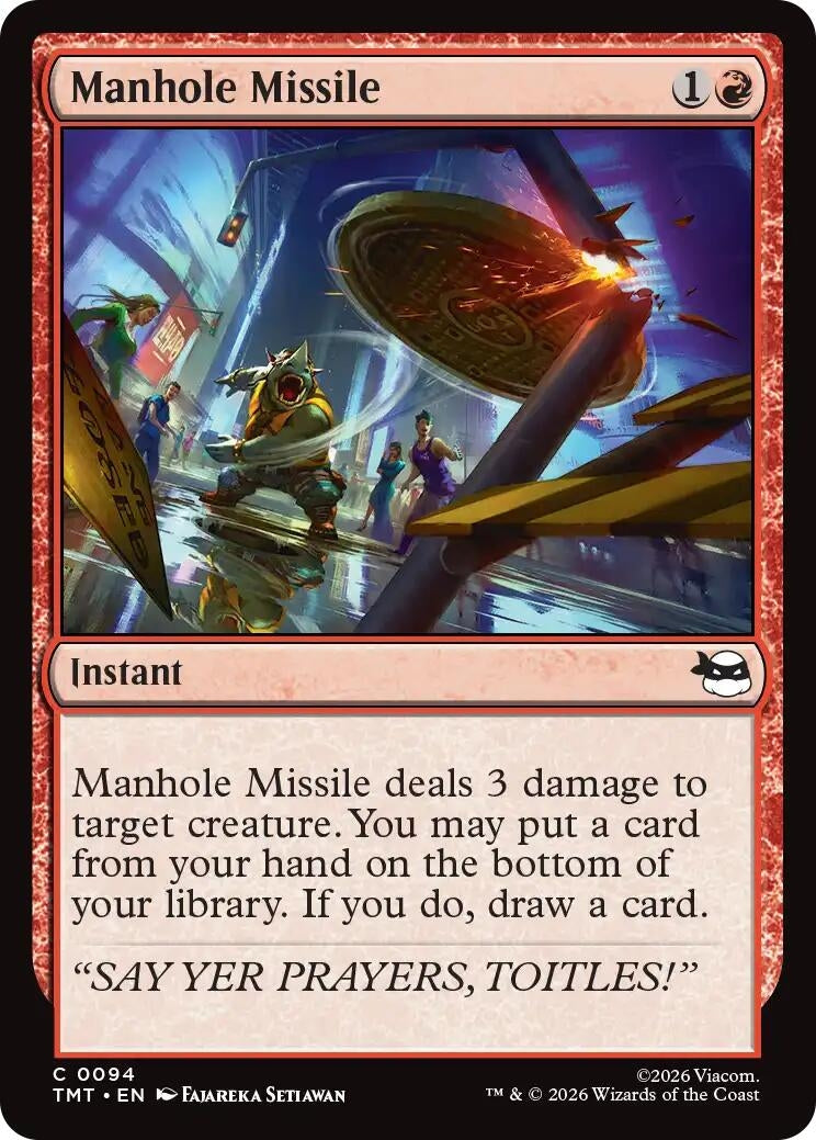 Manhole Missile (94) (TMT)