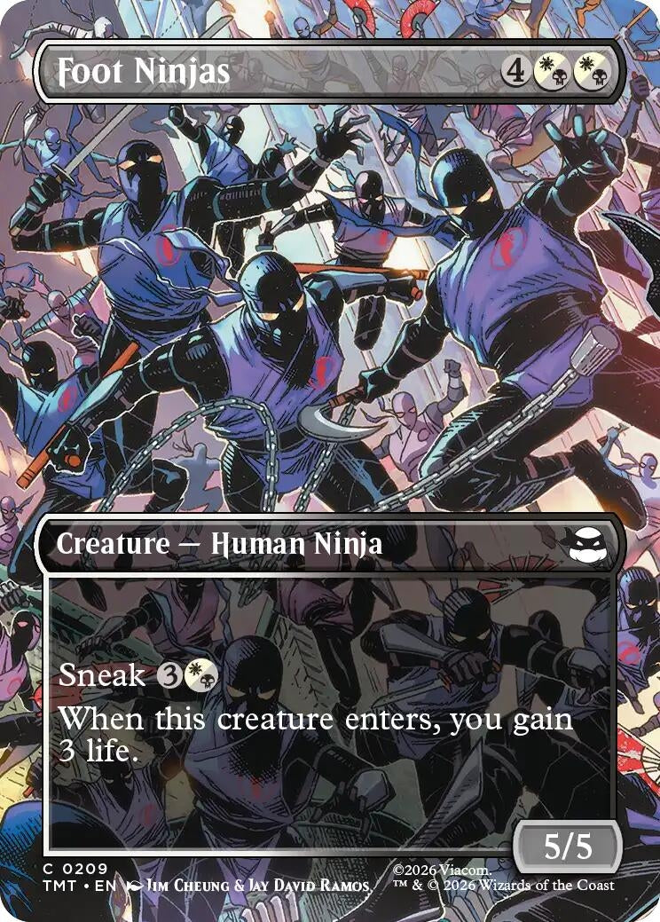 Foot Ninjas (Borderless) (209) (TMT)