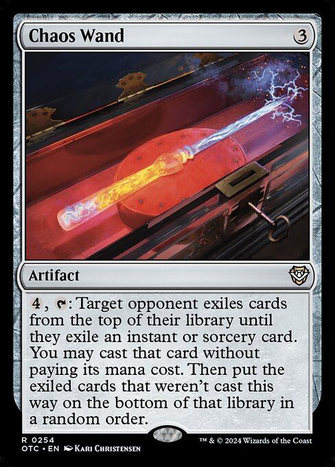 Chaos Wand - Outlaws of Thunder Junction Commander - 254