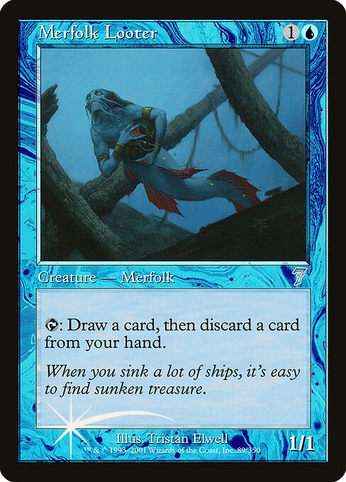 Merfolk Looter - Seventh Edition - 89★