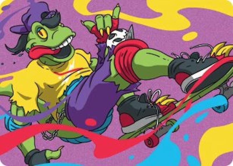 Mondo Gecko Art Card [Teenage Mutant Ninja Turtles Art Series]