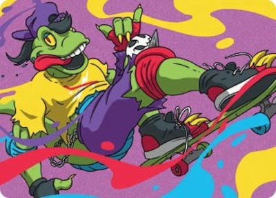 Mondo Gecko Art Card [Teenage Mutant Ninja Turtles Art Series]