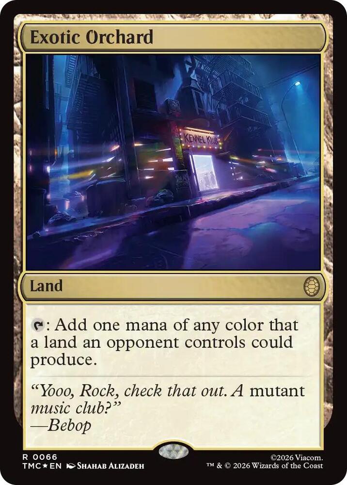 Exotic Orchard (Surge Foil) [Teenage Mutant Ninja Turtles Commander]