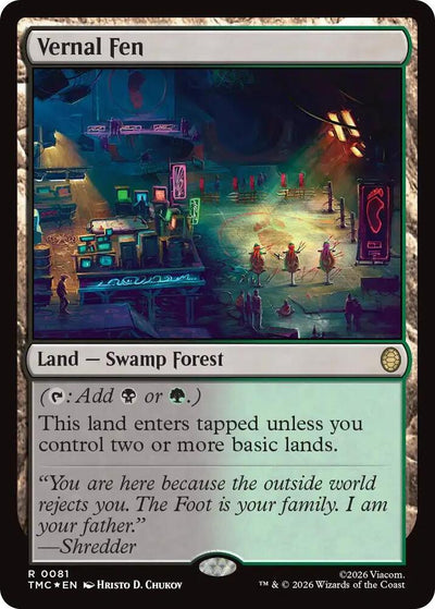 Vernal Fen (Surge Foil) [Teenage Mutant Ninja Turtles Commander]