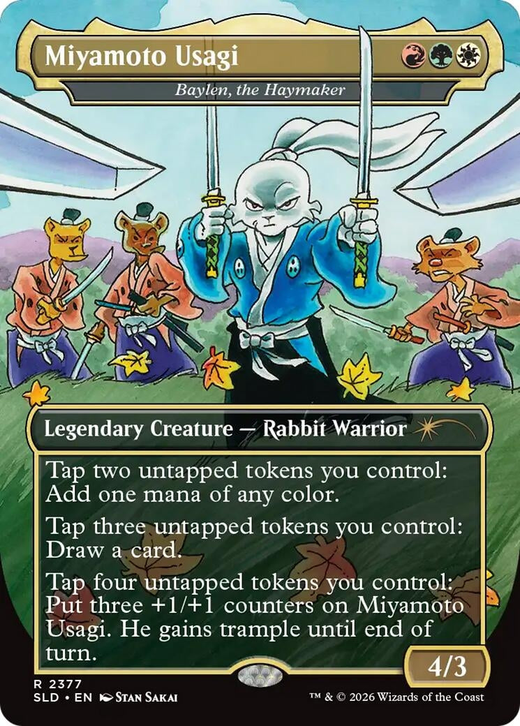 Miyamoto Usagi - Baylen, the Haymaker (2377) (Secret Lair Drop Series) (SLD)