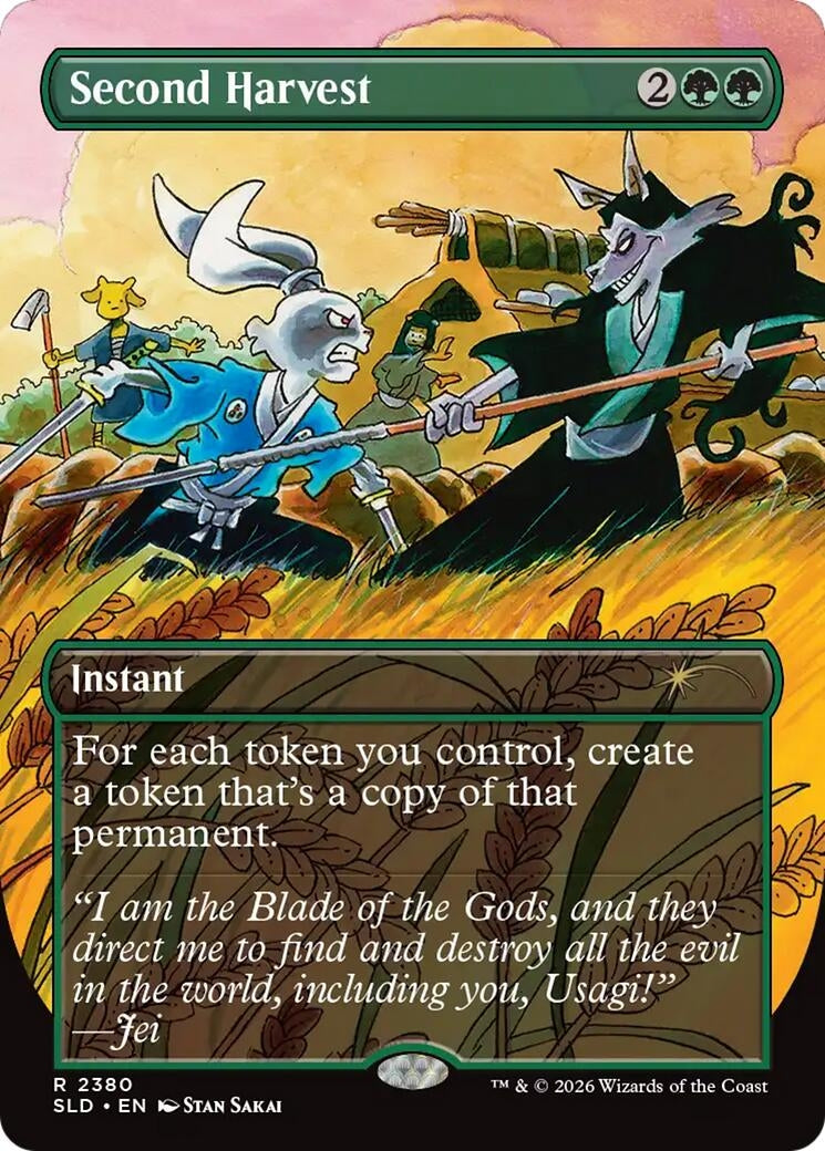 Image for Second Harvest (2380) (2380) (SLD) - Magic: The Gathering