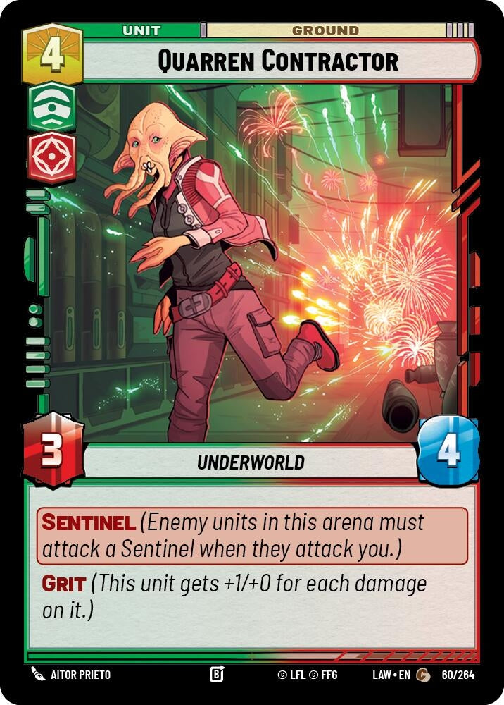 Image for Quarren Contractor (60/264) (LAW) - Star Wars: Unlimited