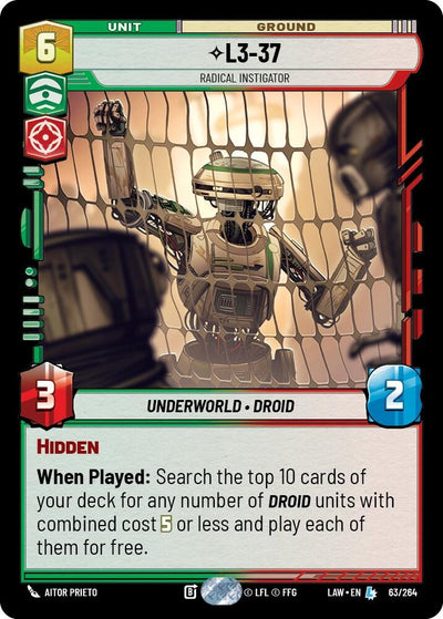 L3-37 - Radical Instigator (63/264) (LAW)
