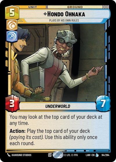 Hondo Ohnaka - Plays By His Own Rules (94/264) (LAW)