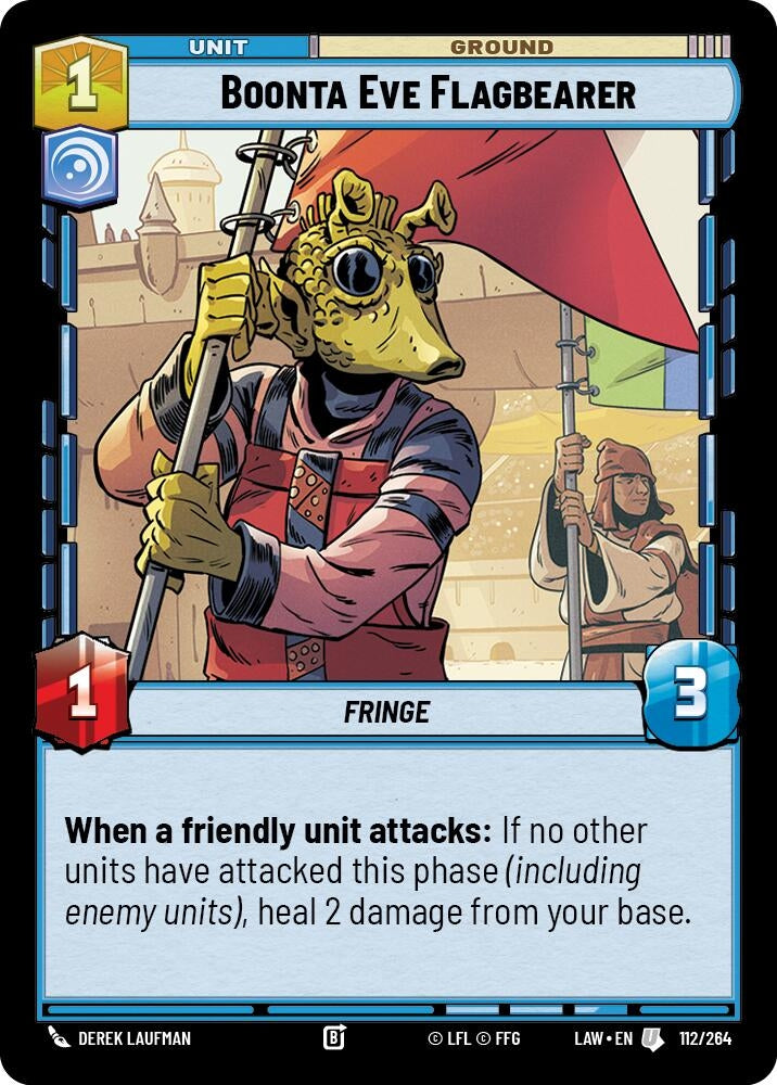 Image for Boonta Eve Flagbearer (112/264) (LAW) - Star Wars: Unlimited