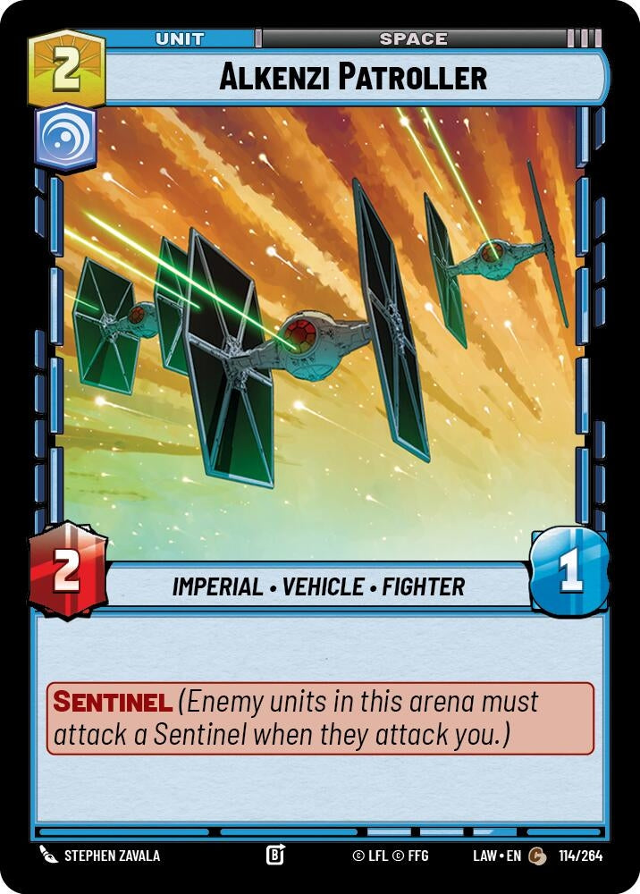 Image for Alkenzi Patroller (114/264) (LAW) - Star Wars: Unlimited