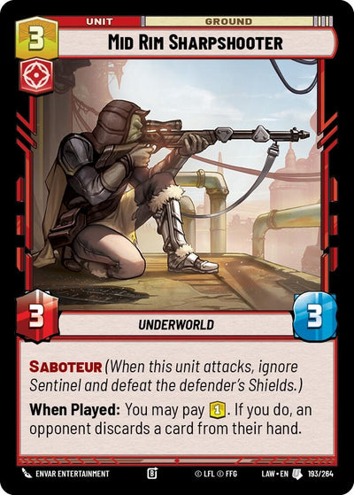 Mid Rim Sharpshooter (193/264) (LAW)