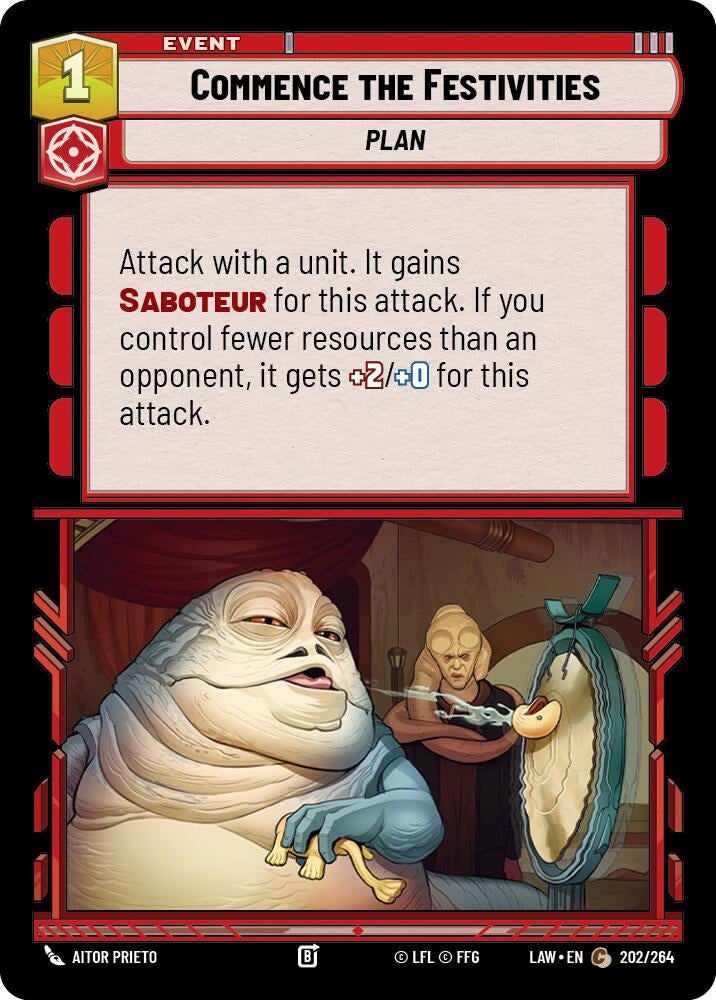 Image for Commence the Festivities (202/264) (LAW) - Star Wars: Unlimited