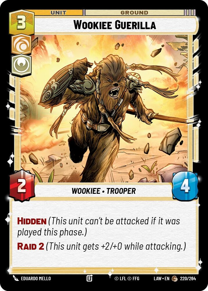 Image for Wookiee Guerilla (220/264) (LAW) - Star Wars: Unlimited