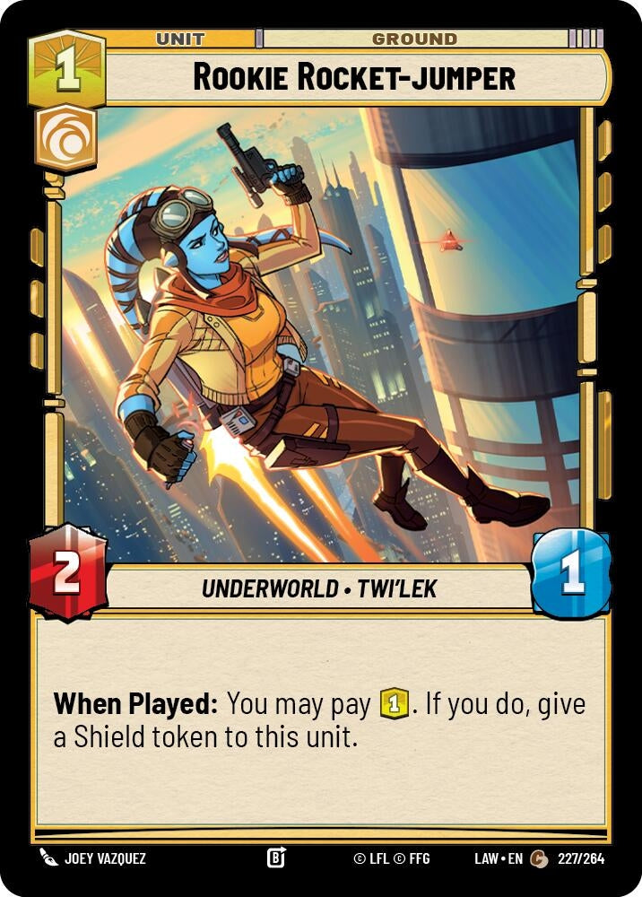 Image for Rookie Rocket-jumper (227/264) (LAW) - Star Wars: Unlimited