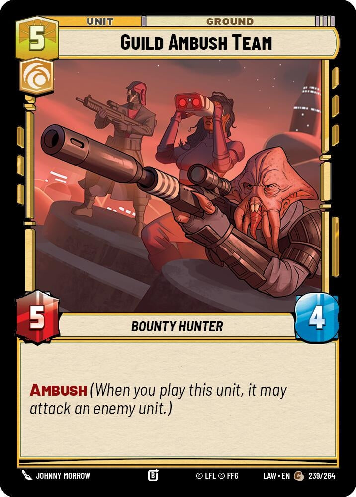 Image for Guild Ambush Team (239/264) (LAW) - Star Wars: Unlimited