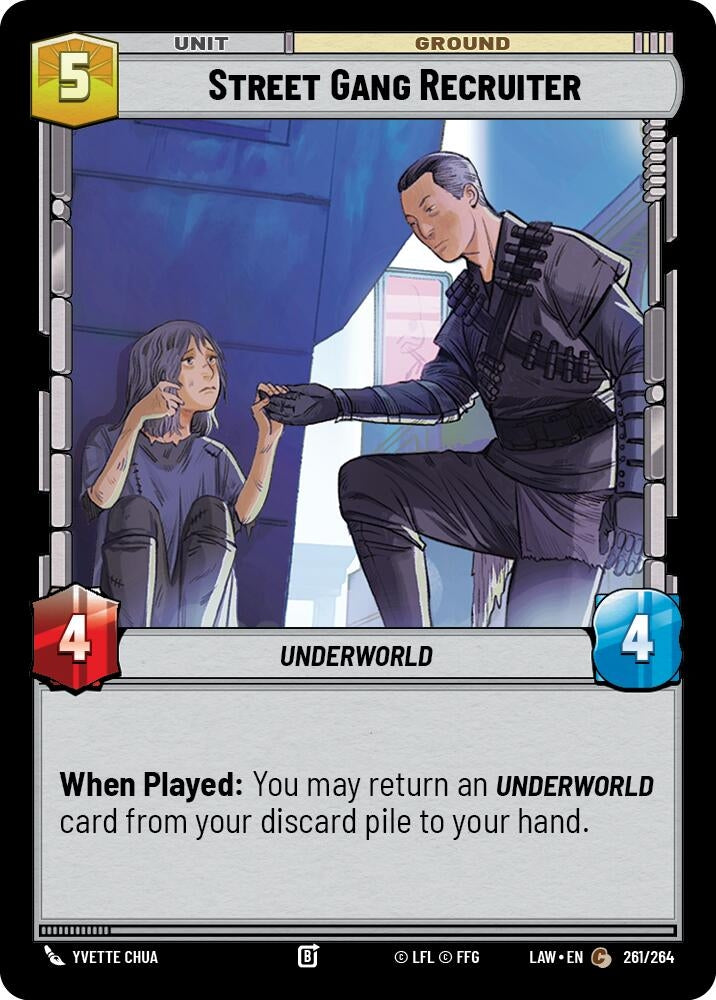 Image for Street Gang Recruiter (261/264) (LAW) - Star Wars: Unlimited